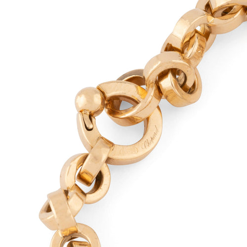 Bracelet Chopard - Bracelet Happy Diamonds en or jaune et diamant mobile 58 Facettes 1