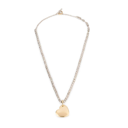 Collier Pomellato Dodo - Collier cœur en argent et or 58 Facettes 1