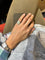 Bague 51 Bague - Bague halo en platine et opale ovale et diamants 58 Facettes 1