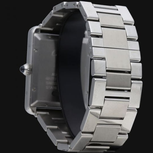 Montre Cartier - Montre Tank Solo XL en acier 58 Facettes MT46662
