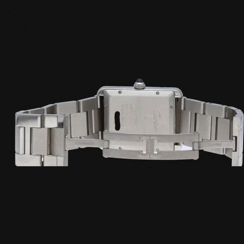 Montre Cartier - Montre Tank Solo XL en acier 58 Facettes MT46662