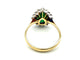 Bague 54 Bague 2 ors 14K émeraude et diamants 58 Facettes VINTAGE BG