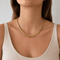 Collier Collier maille palmier en or jaune 58 Facettes 1.0001428/1