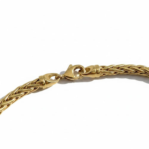 Collier Collier maille palmier en or jaune 58 Facettes 1.0001428/1