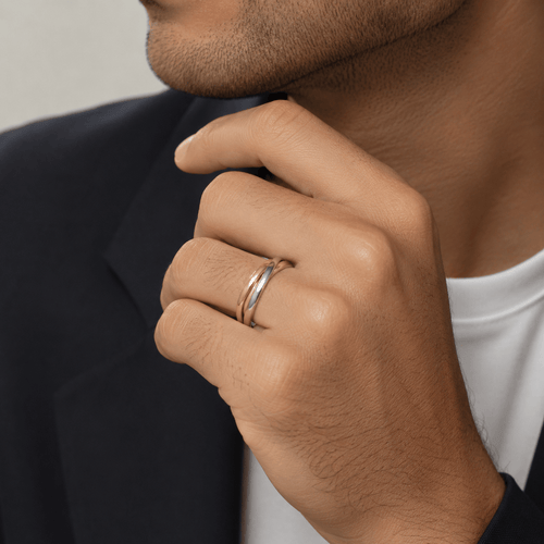 Bague 66 Trinity - Bague 3 ors 58 Facettes 1.0000807