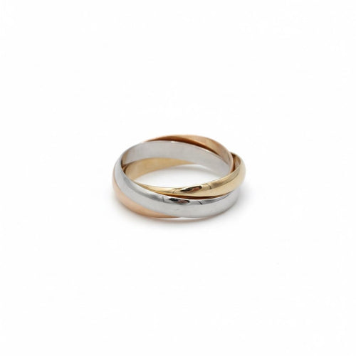 Bague 66 Trinity - Bague 3 ors 58 Facettes 1.0000807