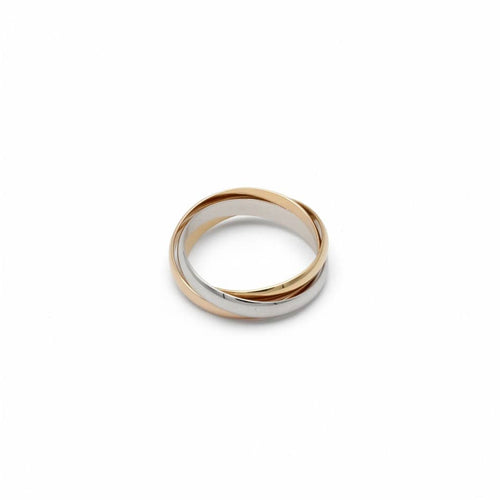 Bague 66 Trinity - Bague 3 ors 58 Facettes 1.0000807