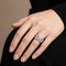 Bague 56 Cartier Maillon Panthère - Bague en or gris et diamants 58 Facettes OC-62100147