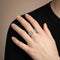 Bague 56 Cartier Maillon Panthère - Bague en or gris et diamants 58 Facettes OC-62100147