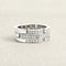 Bague 56 Cartier Maillon Panthère - Bague en or gris et diamants 58 Facettes OC-62100147