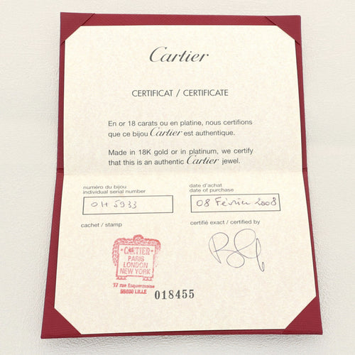 Bague 56 Cartier Maillon Panthère - Bague en or gris et diamants 58 Facettes OC-62100147