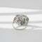 Bague 56 Art déco - Bague en or blanc sertie de diamants 58 Facettes 1.0001229/4