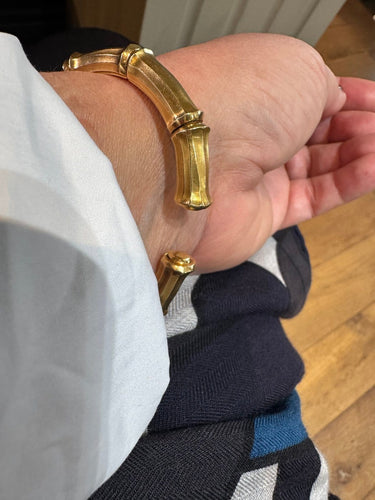 Bracelet Cartier Bamboo - Bracelet en or jaune 18 carats 58 Facettes Bracelet