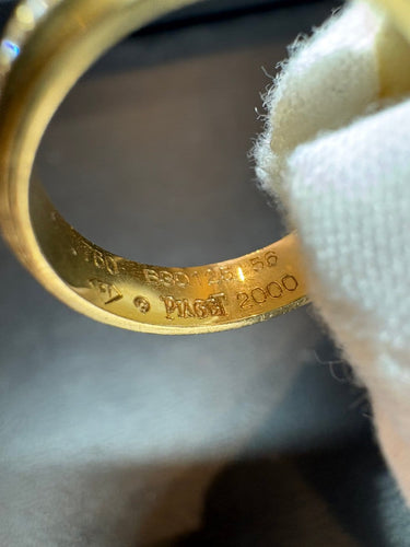 Bague 56 Piaget Possession - Bague alliance en or 18k et diamants 58 Facettes Piaget 1