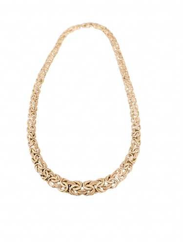 Collier Collier maille royale en or jaune 18 carats 58 Facettes N13