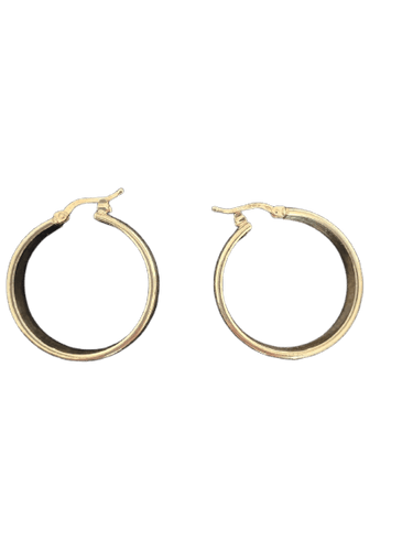 Boucles d'oreilles Créoles en or jaune 18 carats 58 Facettes N52