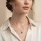 Collier Collier pendentif - Saphir et diamants en or blanc 58 Facettes 1.0001333/1