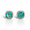 Boucles d'oreilles Boucles d'oreilles en or jaune, émeraudes et diamants 58 Facettes E010