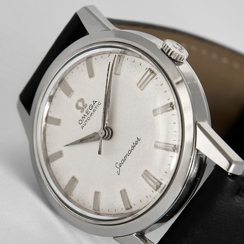 Montre Omega Seamaster - Montre en acier, cadran argent, automatique 58 Facettes A1140