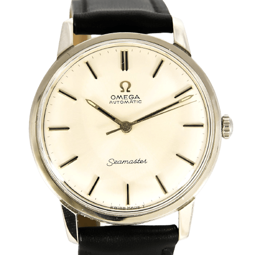Montre Omega Seamaster - Montre en acier cadran argent, mouvement automatique 58 Facettes A1178