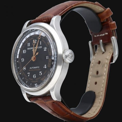 Montre Baume & Mercier - Montre Capeland automatique en acier 58 Facettes MT46076