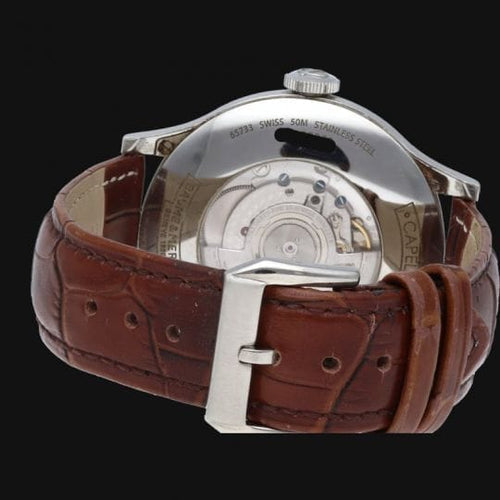 Montre Baume & Mercier - Montre Capeland automatique en acier 58 Facettes MT46076
