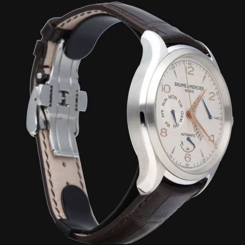Montre Baume & Mercier - Montre Clifton automatique en acier 58 Facettes MT46077