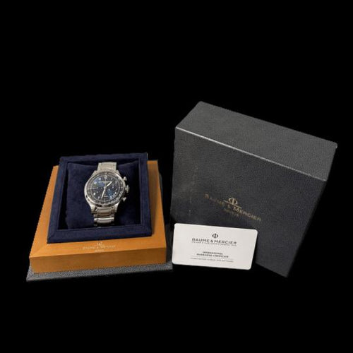 Montre Baume & Mercier Capeland - Montre automatique en acier 58 Facettes MT46083