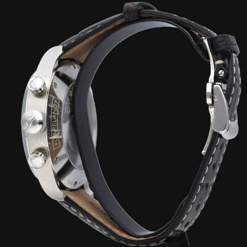 Montre Baume & Mercier - Montre Capeland en acier 58 Facettes MT46086