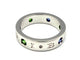 Bague 56 BVLGARI Roman Sorbet - Bague en or blanc tsavorites, saphirs et diamant 58 Facettes BVLGARI BG