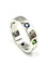 Bague 56 BVLGARI Roman Sorbet - Bague en or blanc tsavorites, saphirs et diamant 58 Facettes BVLGARI BG