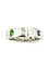 Bague 56 BVLGARI Roman Sorbet - Bague en or blanc tsavorites, saphirs et diamant 58 Facettes BVLGARI BG