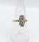 Bague 55.5 Bague marquise victorienne en or rose 18K et diamants 58 Facettes A07217