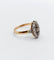 Bague 55.5 Bague marquise victorienne en or rose 18K et diamants 58 Facettes A07217
