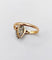 Bague 55.5 Bague marquise victorienne en or rose 18K et diamants 58 Facettes A07217