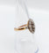 Bague 55.5 Bague marquise victorienne en or rose 18K et diamants 58 Facettes A07217