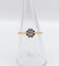 Bague 54 Bague solitaire antique en or 18k et platine, diamant taille ancienne 58 Facettes A07218