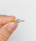 Bague 54 Bague solitaire antique en or 18k et platine, diamant taille ancienne 58 Facettes A07218