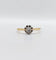 Bague 54 Bague solitaire antique en or 18k et platine, diamant taille ancienne 58 Facettes A07218
