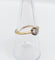 Bague 55.5 Bague solitaire antique en or 18k, diamant taille ancienne 0,20 carat 58 Facettes A07219