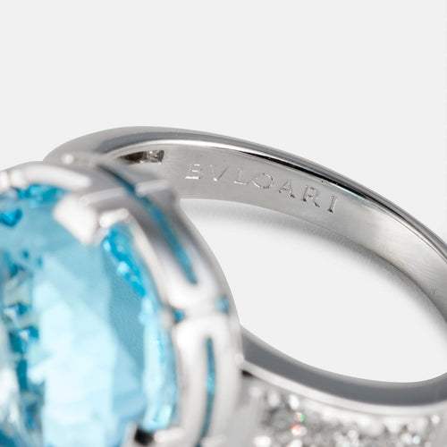 Bague 52 BVLGARI Parentesi - Bague Cocktail en or blanc et diamants 58 Facettes 154