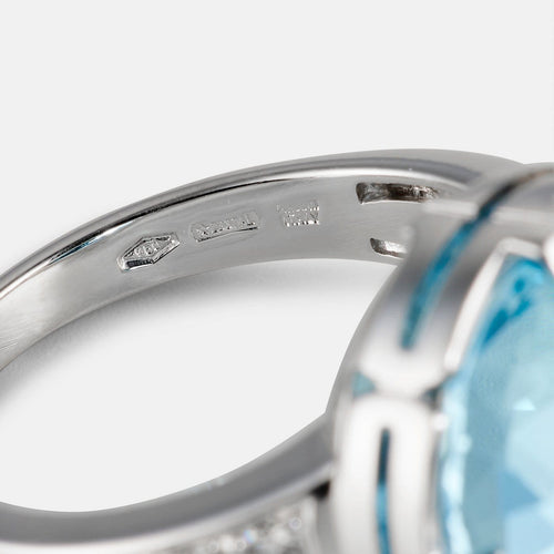 Bague 52 BVLGARI Parentesi - Bague Cocktail en or blanc et diamants 58 Facettes 154