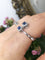 Bague 54 Bague Toi & Moi en or blanc 18K, saphirs et diamants 58 Facettes 263