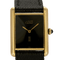 Montre Cartier - Montre Tank Must en argent plaqué or 58 Facettes A1193