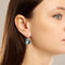 Boucles d'oreilles BVLGARI Parentesi Cocktail - Boucles d’oreilles en or blanc, diamants et topazes bleues 58 Facettes -