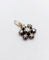 Pendentif Pendentif marguerite victorien en or 18k, argent, diamants taille rose 58 Facettes A07051