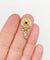 Pendentif Pendentif victorien en or rose 18k, grenat et décorations fleuries 58 Facettes A07105