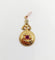 Pendentif Pendentif victorien en or rose 18k, grenat et décorations fleuries 58 Facettes A07105