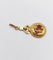 Pendentif Pendentif victorien - Pendentif en or rose 18k grenat, décorations fleuries 58 Facettes A07106