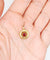 Pendentif Pendentif victorien - Pendentif or rose 18k grenat (circa 1890) 58 Facettes A07107